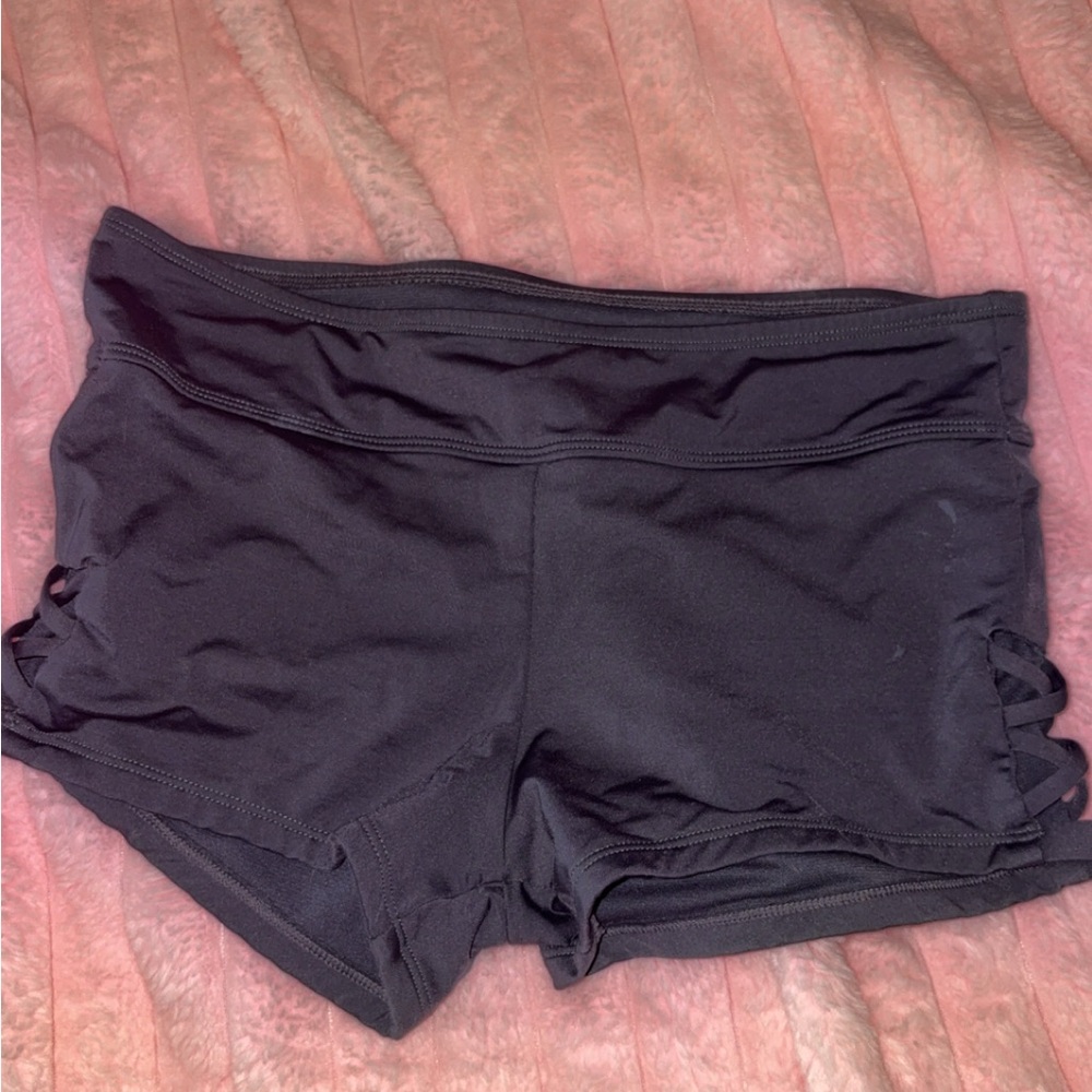 Kona Sol Charcoal Gray Dance Shorts